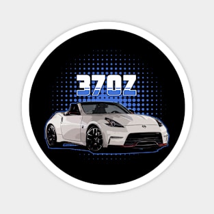 Nissan 370Z Sport car blue Magnet